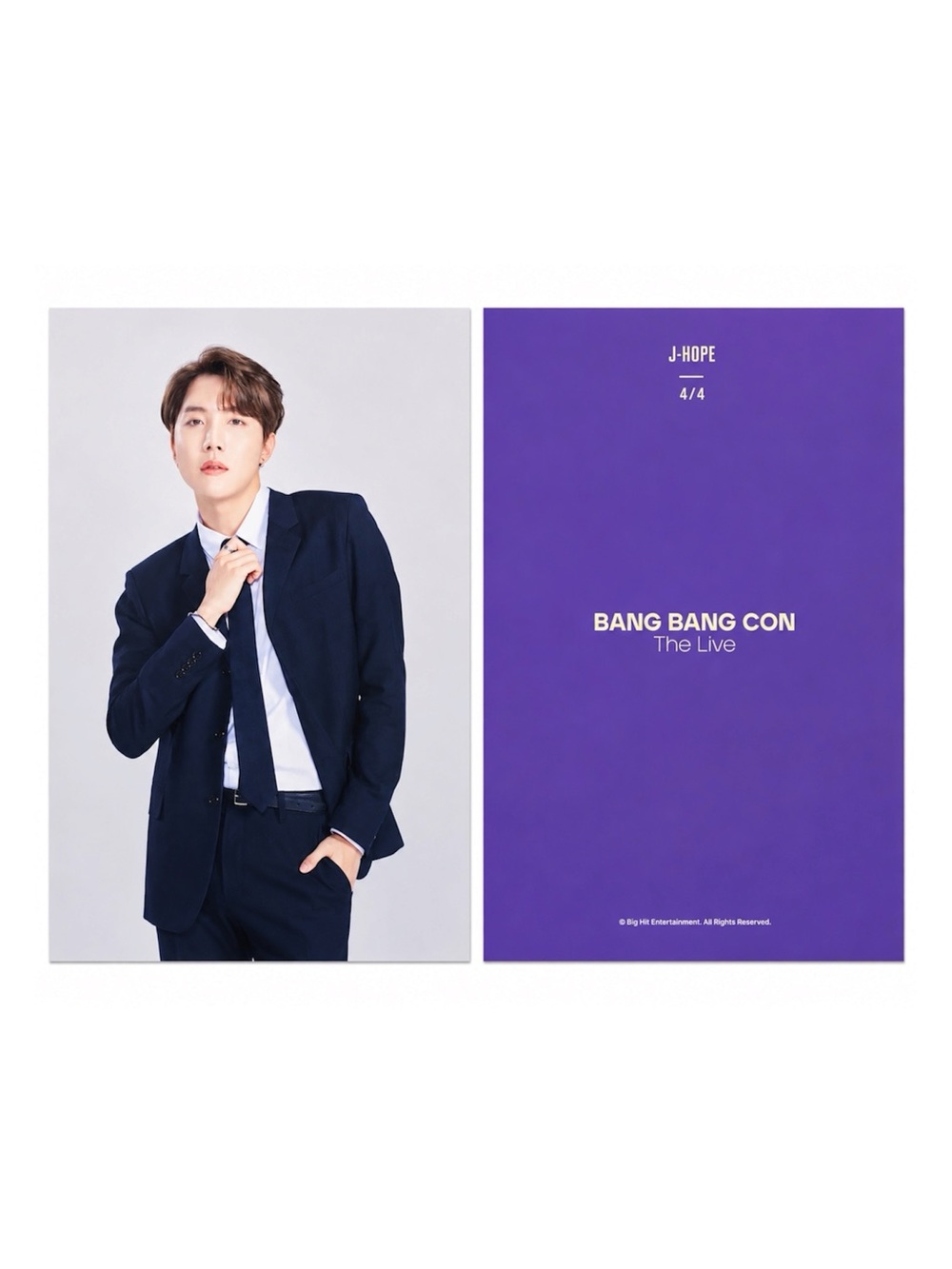 BTS BANG BANG CON PHOTO SET J-HOPE 4/4 (1PC) - BRAND NEW